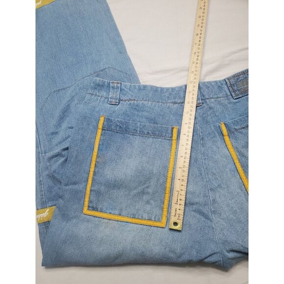 Marithe Francois Girbaud M+FG Sz 42M Shuttle Tape Denim Jeans 90s Baggy Y2K Wide - Picture 6 of 16